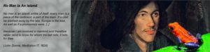 No man is an island - Meditation 17 (John Donne, 1624)