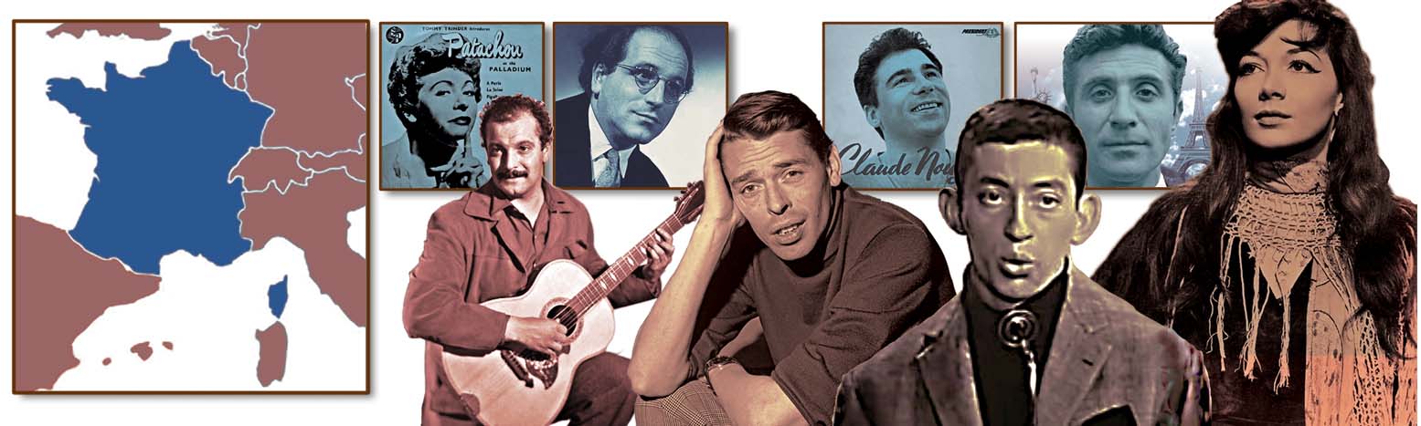 1900-50s France pop music France 1950s