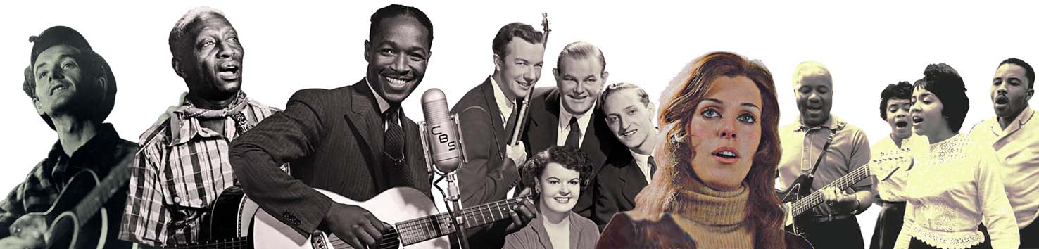 US Folk 1920s-50s folk, blues folk, gospel folk